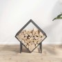 Leñero antracita 50x25x50 cm Acero laminado en frío von , Brennholztaschen und -halter - Ref: Foro24-864277, Preis: 31,46 €, ...