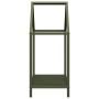 Leñero verde oliva 40x25x60 cm Acero laminado en frío von , Brennholztaschen und -halter - Ref: Foro24-864294, Preis: 32,57 €...