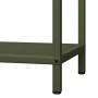 Leñero verde oliva 40x25x60 cm Acero laminado en frío von , Brennholztaschen und -halter - Ref: Foro24-864294, Preis: 32,57 €...