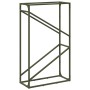 Leñero verde oliva 60x25x100 cm Acero laminado en frío de , Bolsas y soportes de leña - Ref: Foro24-864330, Precio: 44,62 €