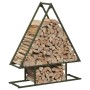 Leñero verde oliva 80x25x90 cm Acero laminado en frío de , Bolsas y soportes de leña - Ref: Foro24-864318, Precio: 40,69 €