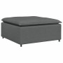 Sofá modular con reposapiés y cojines de tela gris oscuro von , Sofas - Ref: Foro24-3321298, Preis: 745,00 €, Rabatt: %