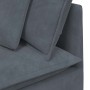 Sofá modular con cojines terciopelo gris oscuro von , Unidades para sofás seccionales - Ref: Foro24-3321160, Preis: 907,37 €,...