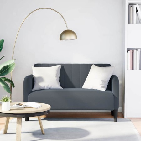 Sofá Loveseat gris oscuro 109 cm terciopelo von , Sofas - Ref: Foro24-4100588, Preis: 189,40 €, Rabatt: %