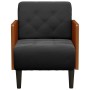 Sillón con reposabrazos Terciopelo negro 55 cm von , Sessel - Ref: Foro24-4100597, Preis: 145,31 €, Rabatt: %