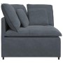 Sofá modular de esquina con cojines gris oscuro 100 cm by , Unidades para sofás seccionales - Ref: Foro24-4104460, Price: 196...