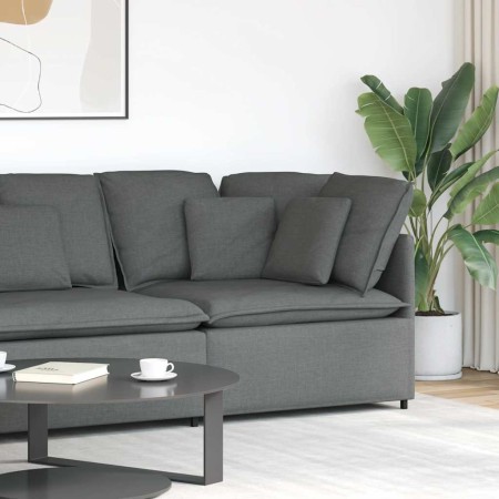 Sofá modular de esquina con cojines gris oscuro 100 cm by , Unidades para sofás seccionales - Ref: Foro24-4104448, Price: 190...