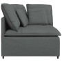 Sofá modular de esquina con cojines gris oscuro 100 cm by , Unidades para sofás seccionales - Ref: Foro24-4104448, Price: 190...