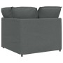 Sofá modular de esquina con cojines gris oscuro 100 cm by , Unidades para sofás seccionales - Ref: Foro24-4104448, Price: 190...