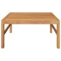 Set de muebles de jardín 3 pzas madera teca cojines gris oscuro de vidaXL, Sofás modulares de exterior - Ref: Foro24-316115, ...