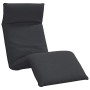 Tumbona plegable negra 175x54x8,5 cm tela oxford de , Tumbonas - Ref: Foro24-4019753, Precio: 103,06 €, Descuento: %