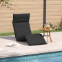 Tumbona plegable negra 175x54x8,5 cm tela oxford de , Tumbonas - Ref: Foro24-4019753, Precio: 103,06 €, Descuento: %