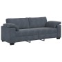 Sofá de 3 plazas de terciopelo gris oscuro 178 cm by , Sofas - Ref: Foro24-4105278, Price: 360,04 €, Discount: %