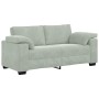 Sofá Loveseat gris claro 140 cm terciopelo von , Sofas - Ref: Foro24-4105267, Preis: 243,66 €, Rabatt: %
