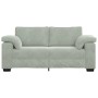 Sofá Loveseat gris claro 140 cm terciopelo von , Sofas - Ref: Foro24-4105267, Preis: 243,66 €, Rabatt: %