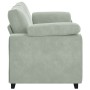 Sofá Loveseat gris claro 140 cm terciopelo von , Sofas - Ref: Foro24-4105267, Preis: 243,66 €, Rabatt: %