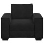 Sillón de terciopelo negro 60 cm de , Sofás - Ref: Foro24-4105005, Precio: 173,44 €, Descuento: %