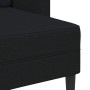 Sofá de 2 plazas con chaise longue en forma L negra 125cm by , Sofas - Ref: Foro24-4107063, Price: 281,41 €, Discount: %