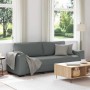 Sofá de 3 plazas de tela gris oscuro 180 cm de , Sofás - Ref: Foro24-4105177, Precio: 246,05 €, Descuento: %