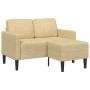 Sofá de 2 plazas con chaise longue en forma L verde gris 125 cm by , Sofas - Ref: Foro24-4107080, Price: 216,09 €, Discount: %
