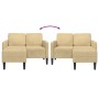 Sofá de 2 plazas con chaise longue en forma L verde gris 125 cm by , Sofas - Ref: Foro24-4107080, Price: 216,09 €, Discount: %
