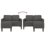 Sofá de 2 plazas con chaise longue en forma L gris oscuro 125cm by , Sofas - Ref: Foro24-4107077, Price: 263,51 €, Discount: %