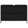 Mueble de baño con lavabo y cajones roble negro 90x34,5x60 cm by , bathroom vanities - Ref: Foro24-861877, Price: 89,72 €, Di...