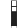 Mueble de baño con estantes roble negro 36x35x165 cm von , Badezimmerwaschtische - Ref: Foro24-861907, Preis: 77,23 €, Rabatt: %