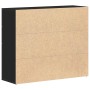 Aparador roble negro 91x29,5x75 cm madera de ingeniería de , Aparadores - Ref: Foro24-862003, Precio: 96,24 €, Descuento: %