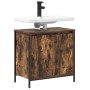 Mueble de baño con lavabo roble ahumado 60x34,5x60 cm by , bathroom vanities - Ref: Foro24-861894, Price: 60,03 €, Discount: %