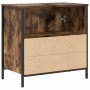 Mueble de baño con lavabo roble ahumado 60x34,5x60 cm by , bathroom vanities - Ref: Foro24-861894, Price: 60,03 €, Discount: %
