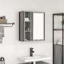 Mueble de baño de pared con espejo gris Sonoma 50x21x60 cm von , Badezimmerwaschtische - Ref: Foro24-861905, Preis: 63,78 €, ...