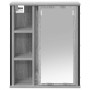 Mueble de baño de pared con espejo gris Sonoma 50x21x60 cm von , Badezimmerwaschtische - Ref: Foro24-861905, Preis: 63,78 €, ...