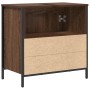Mueble de baño con lavabo de roble marrón 60x34,5x60 cm by , bathroom vanities - Ref: Foro24-861896, Price: 64,71 €, Discount: %