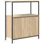 Mueble de baño con estantes roble Sonoma 76,5x35x95 cm von , Badezimmerwaschtische - Ref: Foro24-861918, Preis: 77,08 €, Raba...