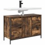 Mueble de lavabo con cajones roble ahumado 90x34,5x60 cm von , Badezimmerwaschtische - Ref: Foro24-861889, Preis: 97,45 €, Ra...