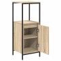 Mueble de baño con estantes roble Sonoma 36x35x95 cm by , bathroom vanities - Ref: Foro24-861913, Price: 51,33 €, Discount: %