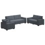 Juego de sofás con cojines 3 piezas terciopelo gris oscuro by , Sofas - Ref: Foro24-3324619, Price: 782,62 €, Discount: %