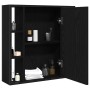 Armario de baño con espejo de madera de roble negro 60x16x60 cm von , Badezimmerwaschtische - Ref: Foro24-862228, Preis: 65,3...