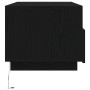Mesa de centro con luces LED roble negro 90x49x40 cm by , Coffee table - Ref: Foro24-862254, Price: 114,41 €, Discount: %