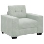 Sillón sofá gris claro 60 cm terciopelo by , Sofas - Ref: Foro24-4105098, Price: 161,05 €, Discount: %