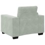 Sillón sofá gris claro 60 cm terciopelo by , Sofas - Ref: Foro24-4105098, Price: 161,05 €, Discount: %