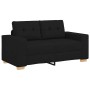 Sofá Loveseat de tela negra de 120 cm by , Sofas - Ref: Foro24-4105070, Price: 217,07 €, Discount: %
