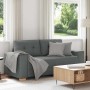 Sofá Loveseat gris oscuro 140 cm de tela by , Sofas - Ref: Foro24-4105079, Price: 209,95 €, Discount: %