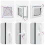 Ventana de sótano "RISOR" 60x60 cm oscilobatiente DIN izquierda by , Windows - Ref: Foro24-4108387, Price: 121,31 €, Discount: %