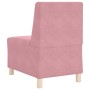 Sillón de terciopelo rosa 55 cm by , Sofas - Ref: Foro24-4108483, Price: 120,25 €, Discount: %