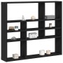 Estante de pared roble negro 90x16x78 cm madera de ingeniería von , Regale und Regale - Ref: Foro24-862510, Preis: 54,51 €, R...