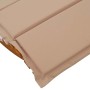 Tumbona mecedora con cojín de madera maciza de acacia de , Tumbonas - Ref: Foro24-4103885, Precio: 172,97 €