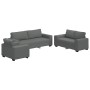 Conjunto de sofá de 3 piezas con cojines de tela gris oscuro by , Sofas - Ref: Foro24-3324650, Price: 611,68 €, Discount: %
