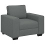 Conjunto de sofá de 3 piezas con cojines de tela gris oscuro by , Sofas - Ref: Foro24-3324650, Price: 611,68 €, Discount: %